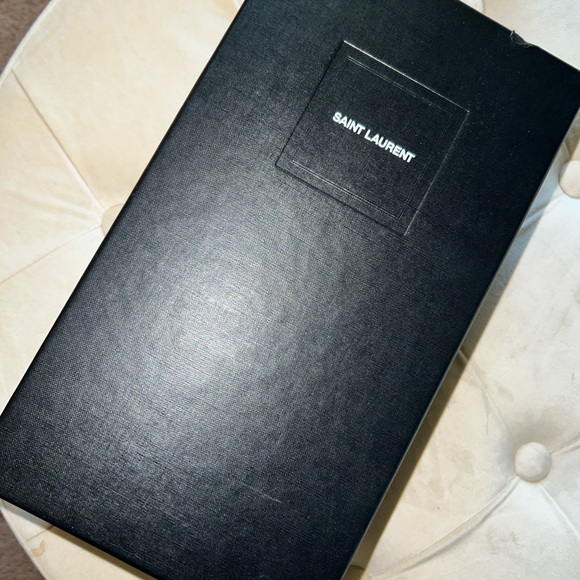 Saint Laurent Dark Denim Tribute slides - size 40.5 - Picture 9 of 9